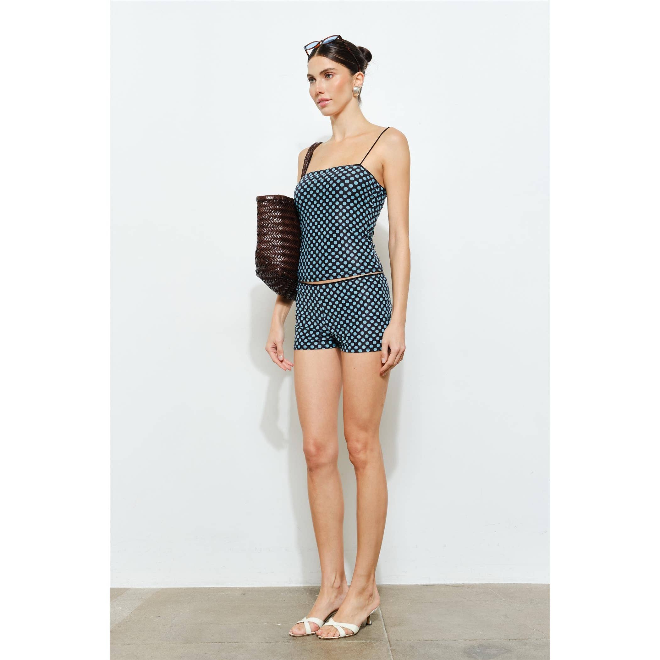 Kira Polka Dot Cami Short Set