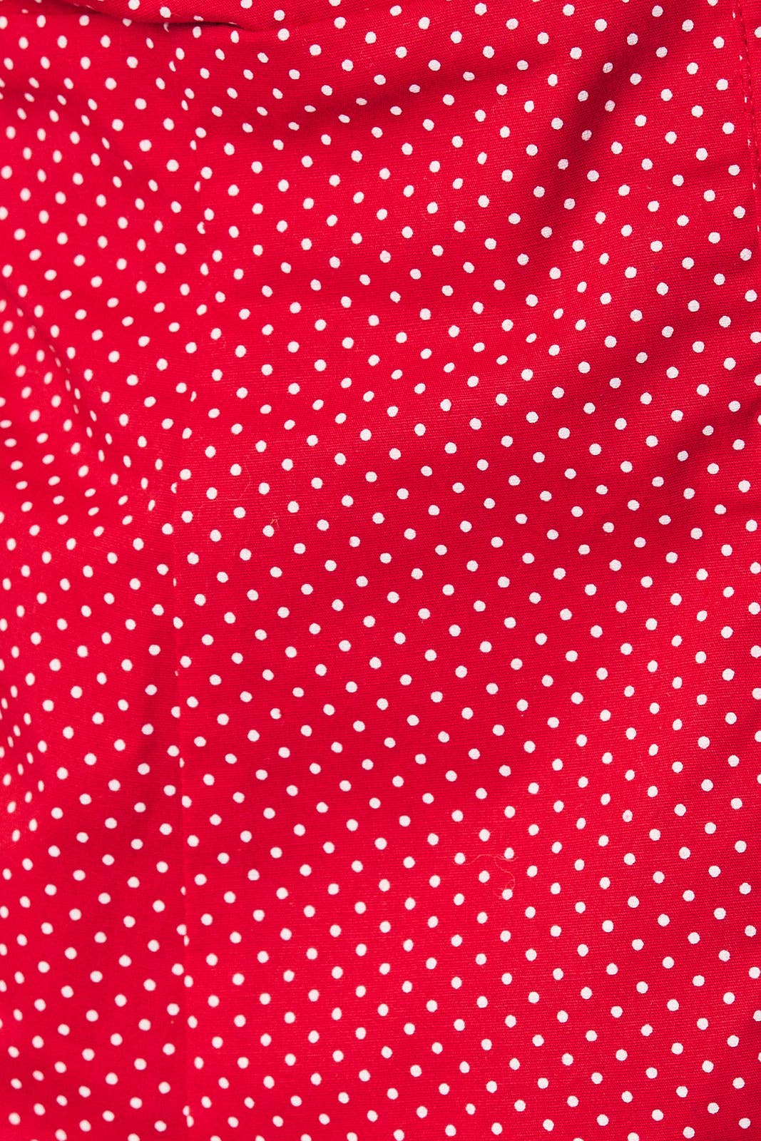 Cap Sleeve Button Down Polka Dot Top