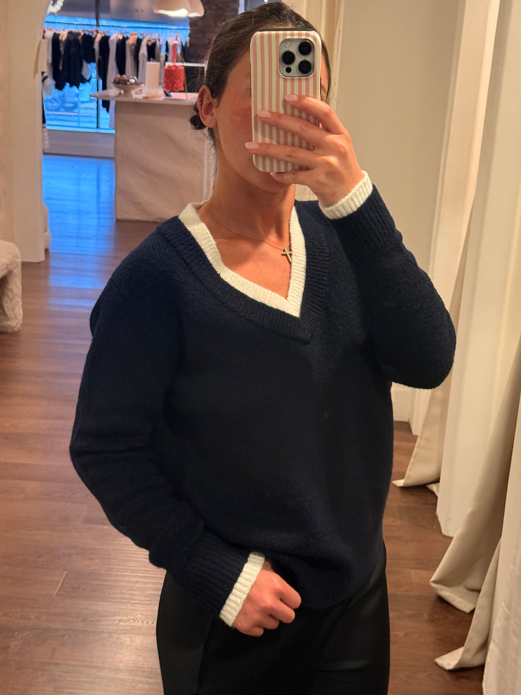 MIREILLE V-NECK SWEATER