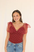 Wisteria Tulle Top