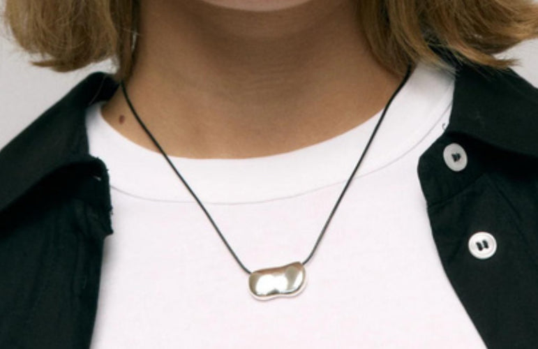 Heaven Mayhem - Pebble Necklace Silver