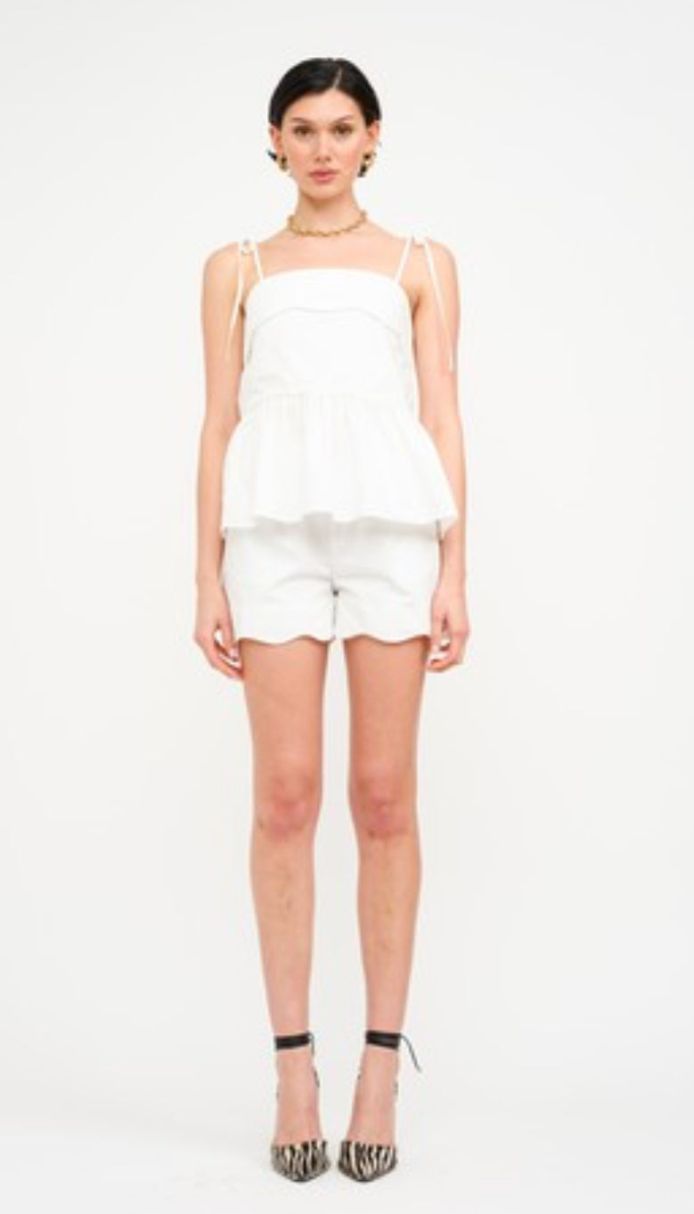 Kalila Off White Shorts