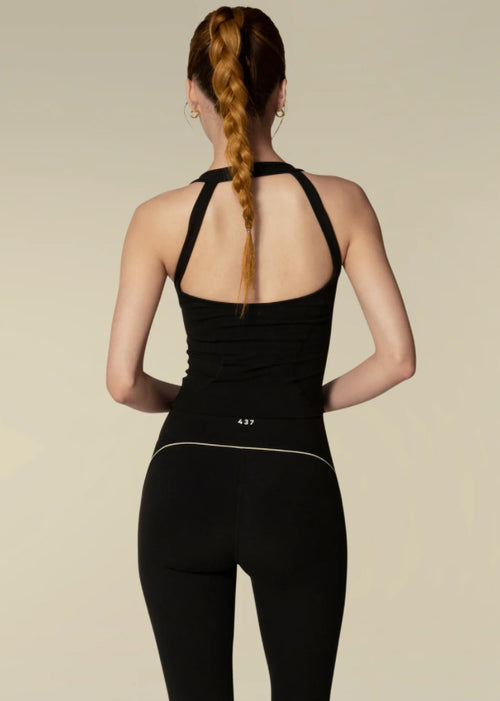 437 Activewear - The Studio Short - Black Crème