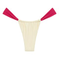 Montce - Cream Raspberry Binded Sandra Bikini Bottom