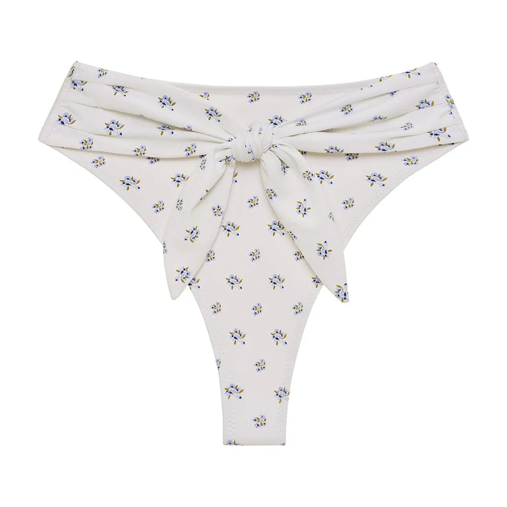 Montce - Heidi Floral Paula Tie-Up Bikini Bottom