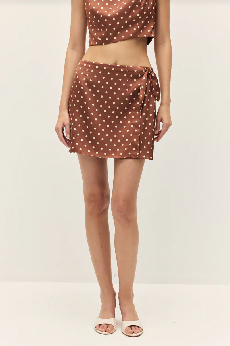 BEATRIX POLKA DOT MINI SKIRT