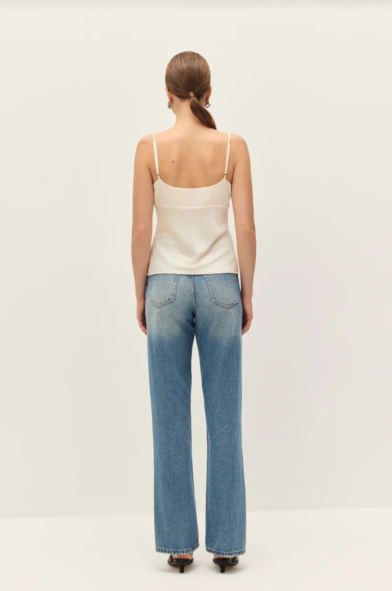 MARIEL CANNOLI CREAM TANK TOP