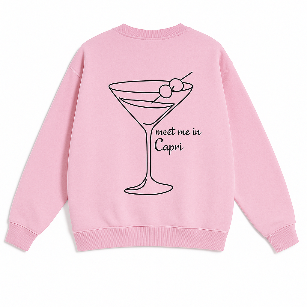 "Meet Me In Capri" Crewneck