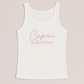 "Capri" White Tank Top