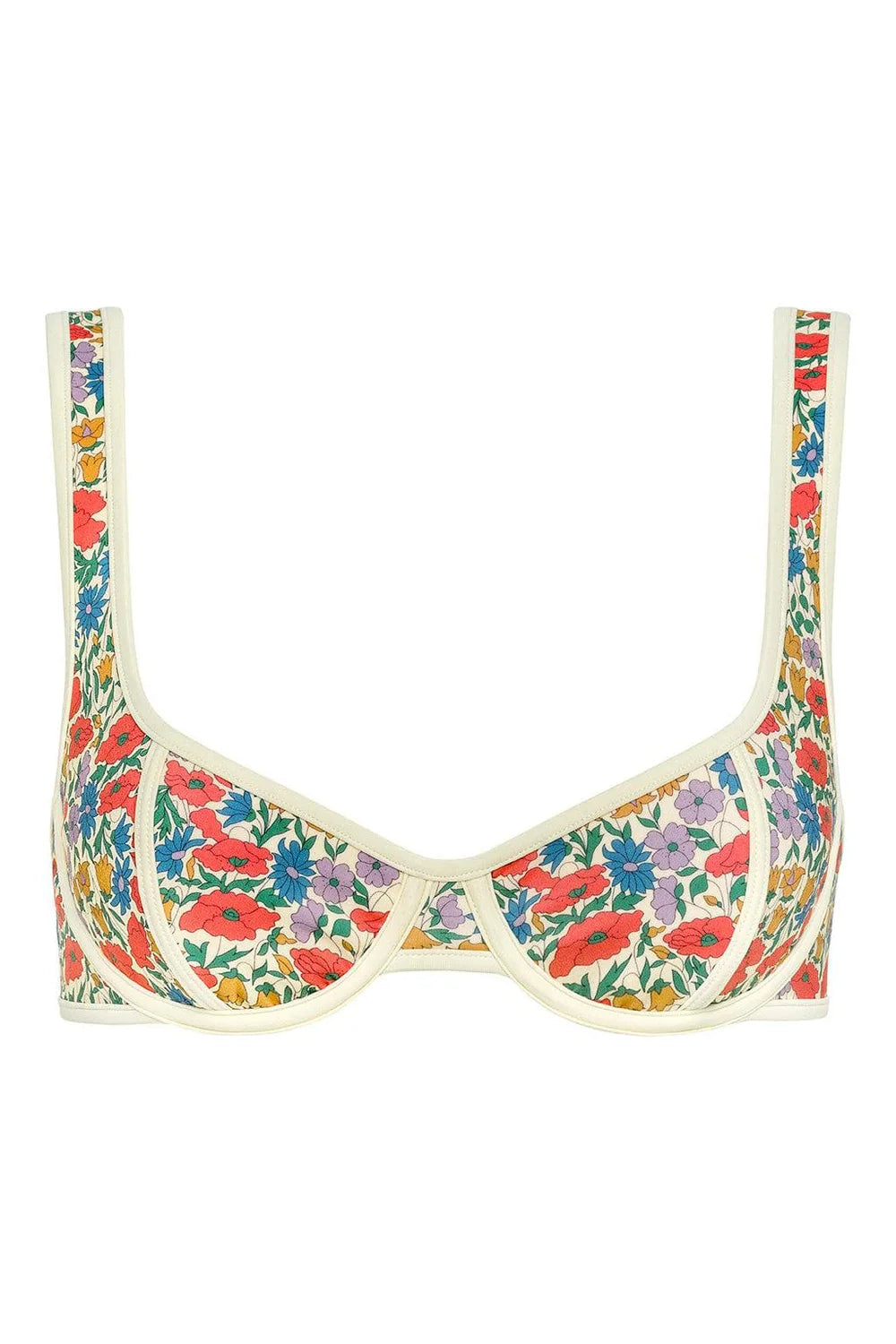 Florencia Floral Romy Binded Bikini Top