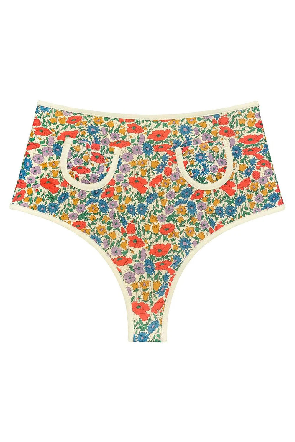 Florencia Floral Polly Bikini Bottom