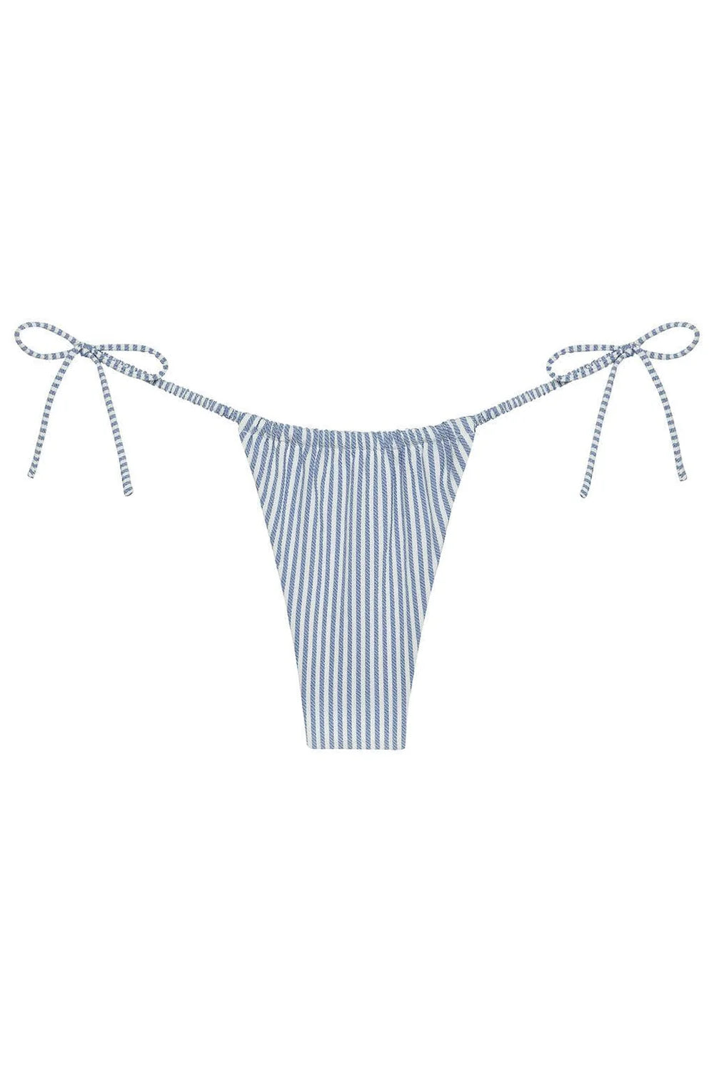 Classic Blue Stripe Brasil (Scrunch) Bikini Bottom