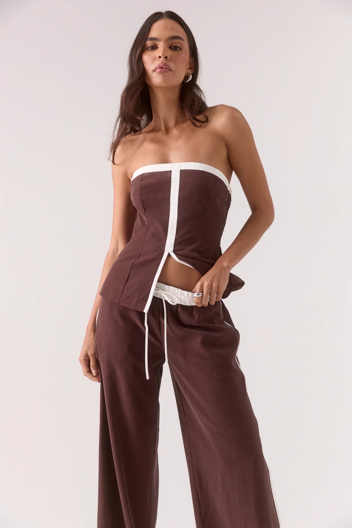 SORA BODICE - GANACHE