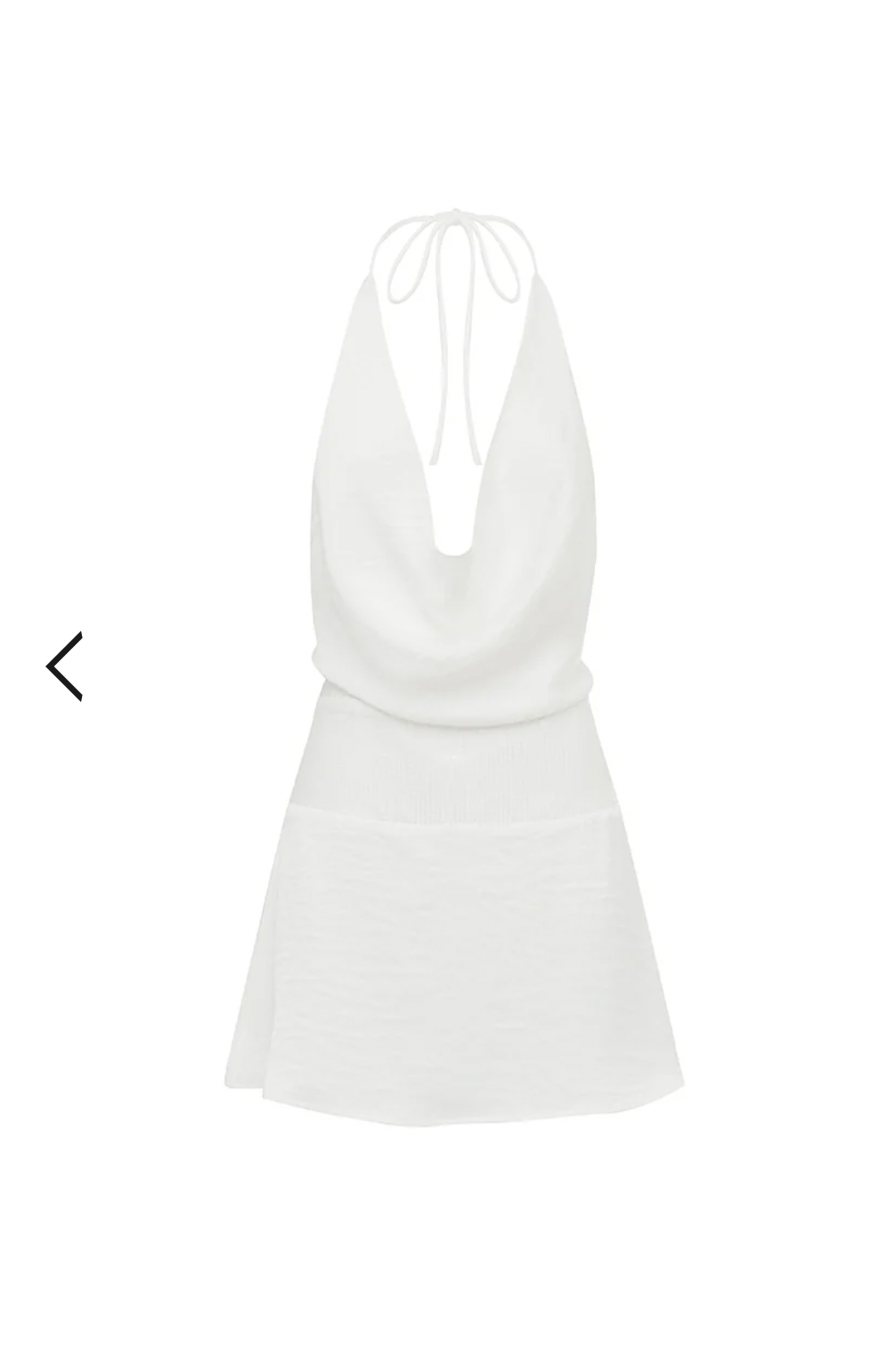 Runaway The Label - Novalie Halter Cowl Mini Dress