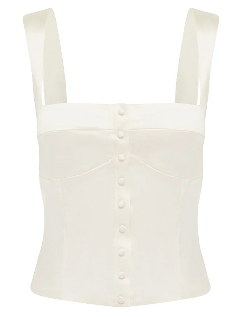 Runaway The Label - Pammi Top - Ivory