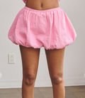 Light Textured Bubble Skort