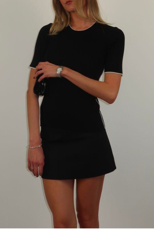 Crepe Perfect Mini Skirt