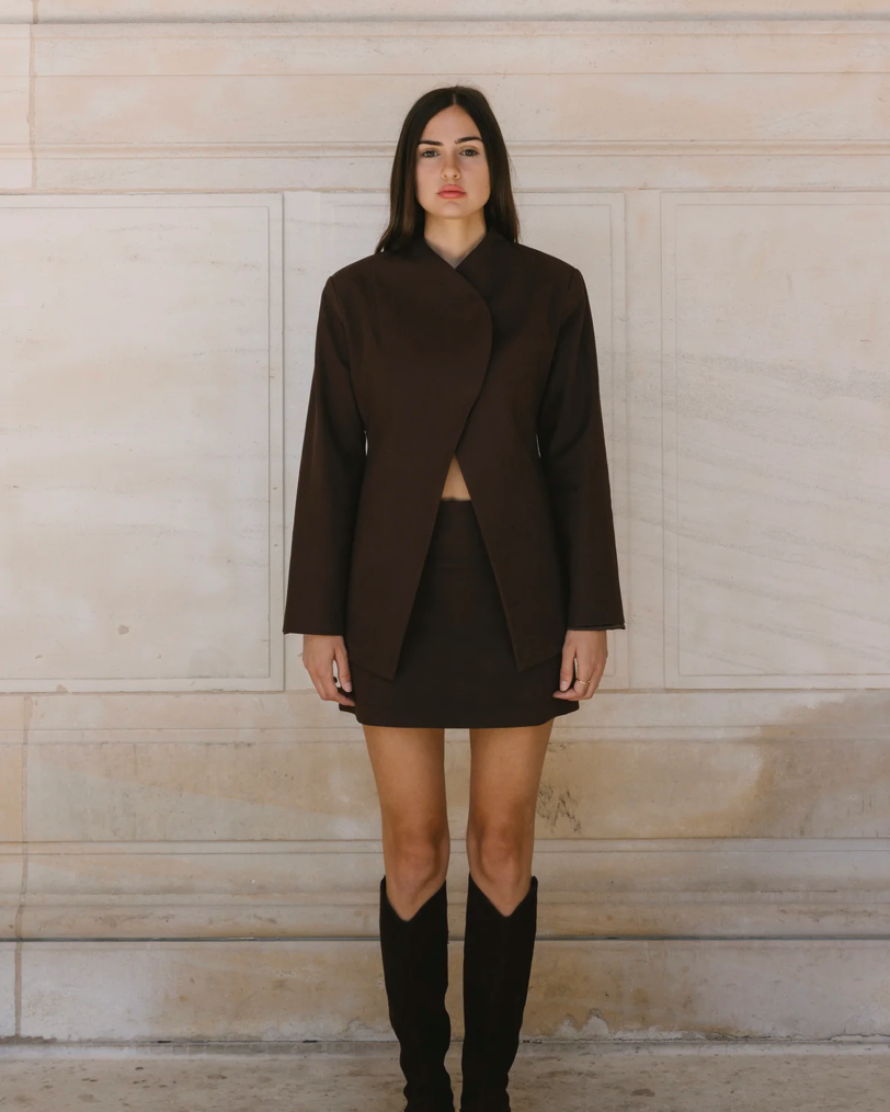 Vegan Suede Perfect Mini Skirt