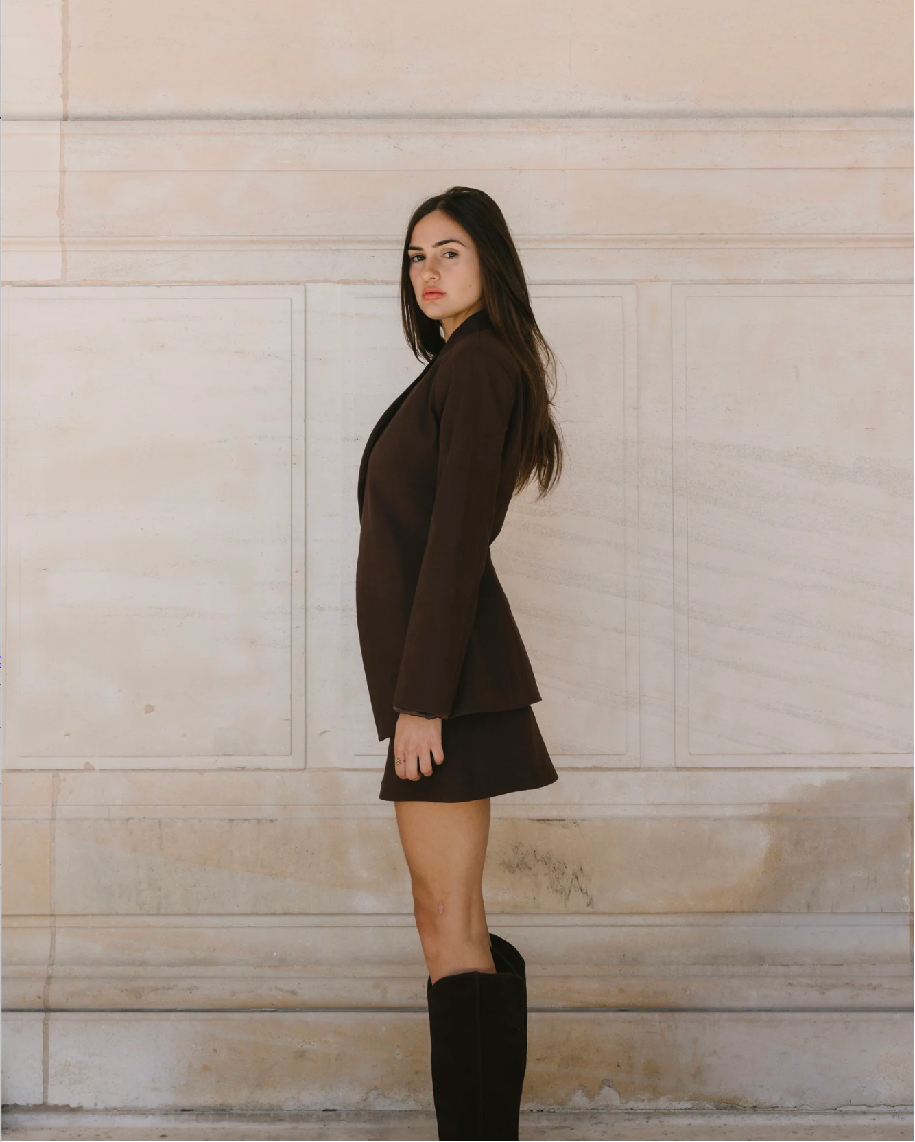 Vegan Suede Perfect Mini Skirt