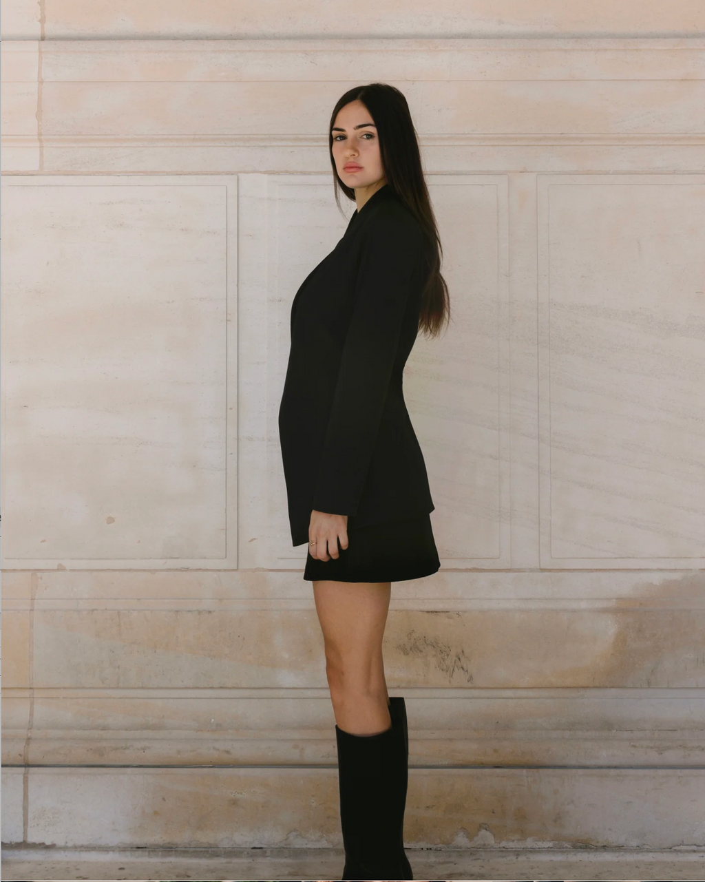 Crepe Perfect Mini Skirt