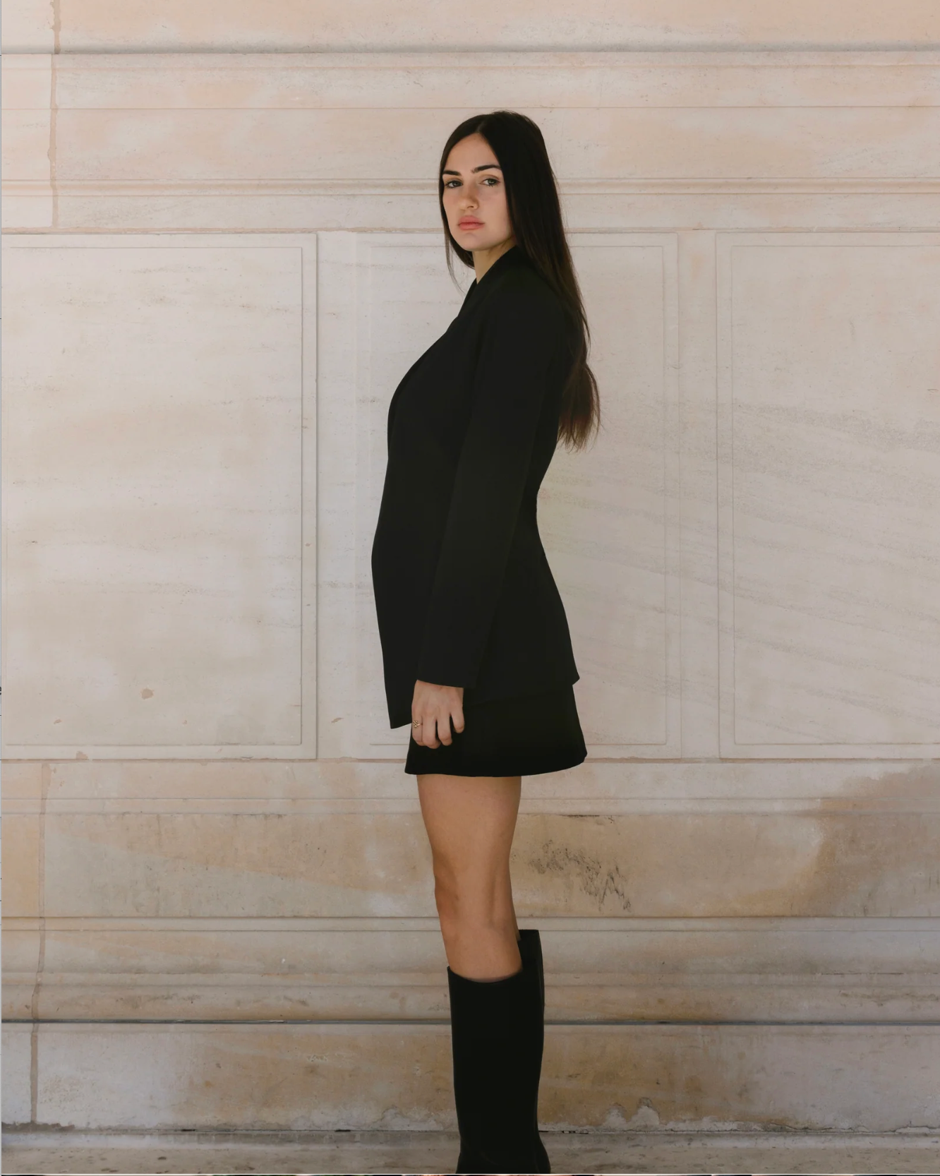 Crepe Perfect Mini Skirt