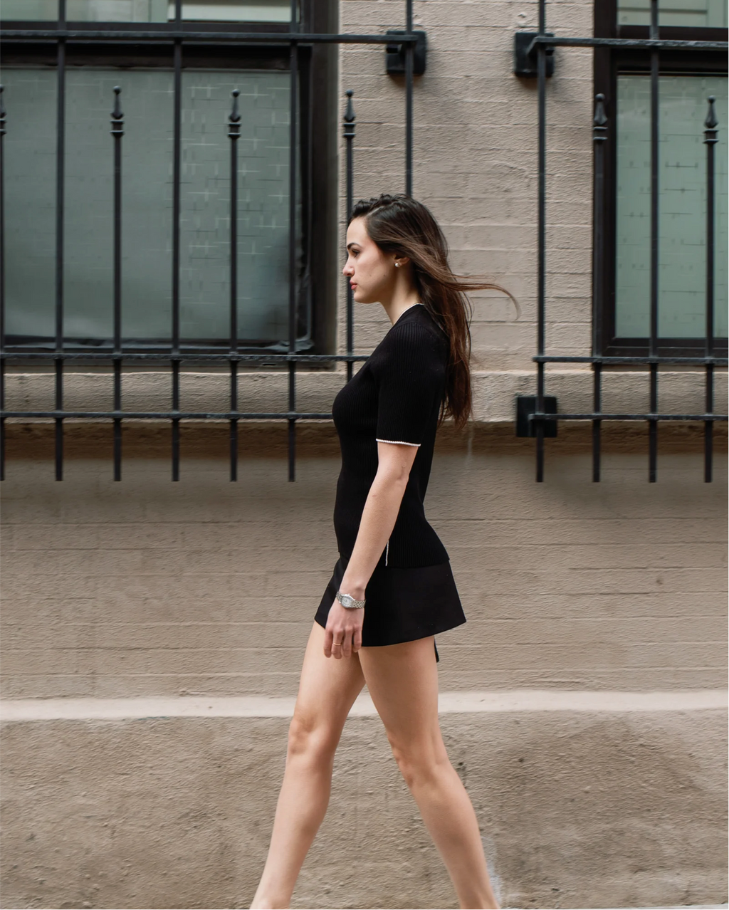 Crepe Perfect Mini Skirt
