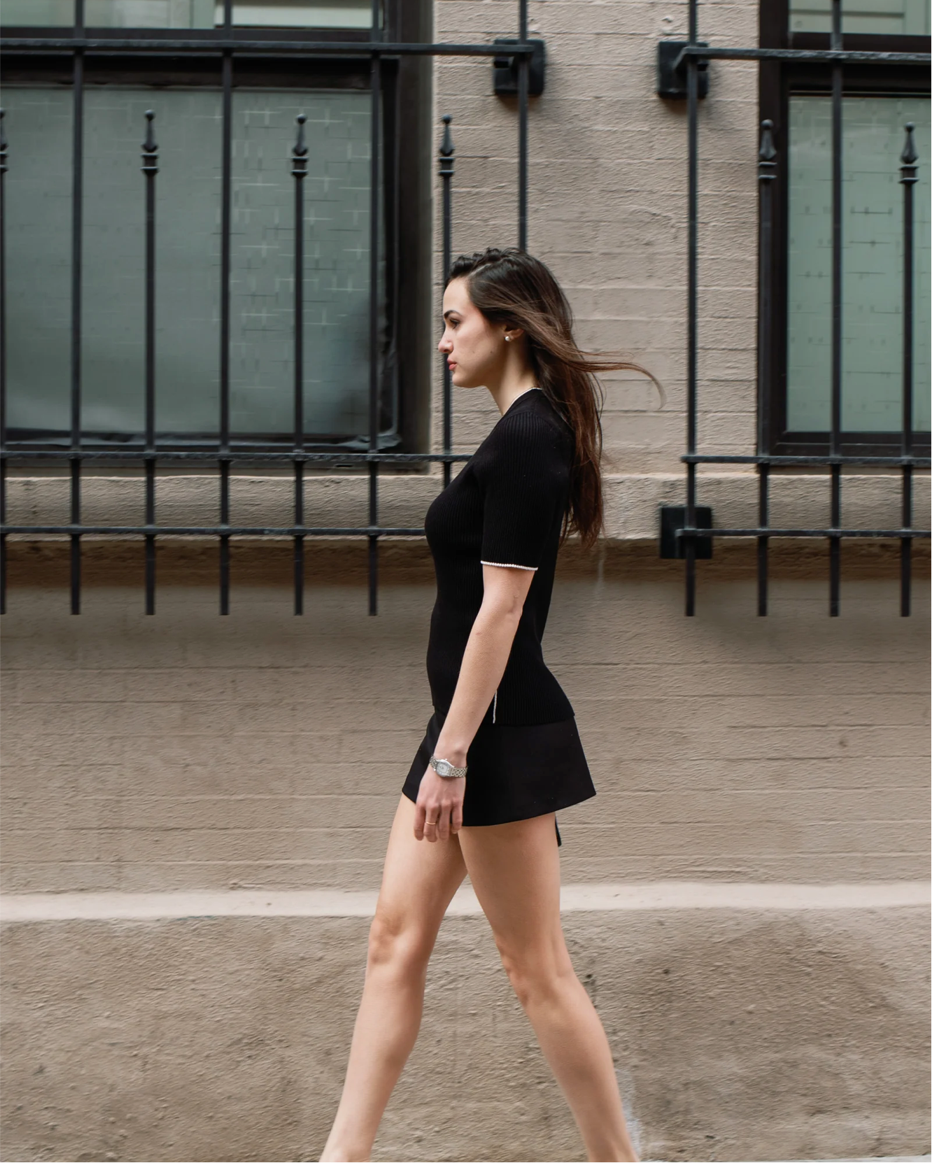 Crepe Perfect Mini Skirt