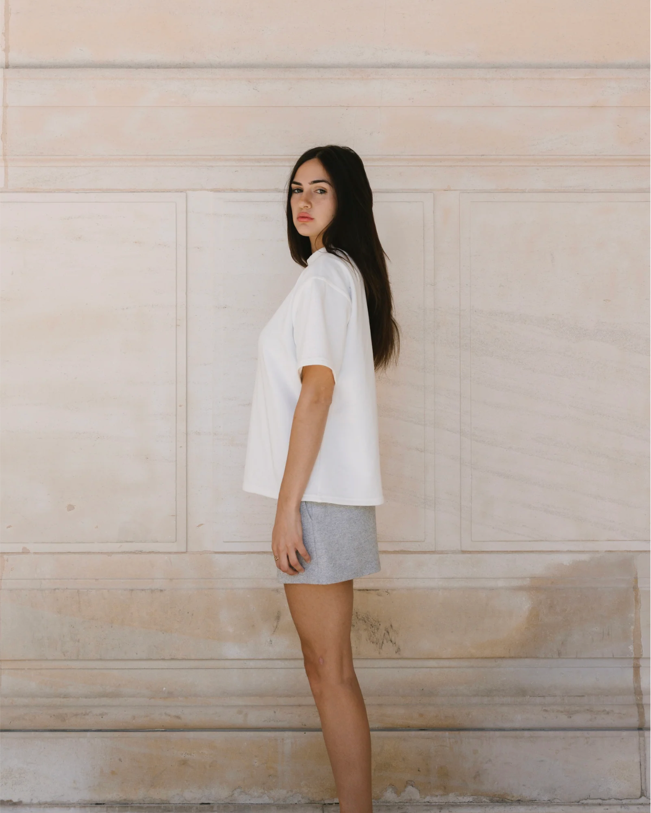 Mock Neck Tee