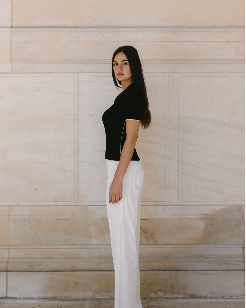 Knit Side Pipe Top