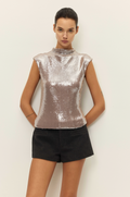 Sabrina Sequin Top