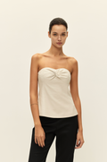 Tara Vegan Leather Top