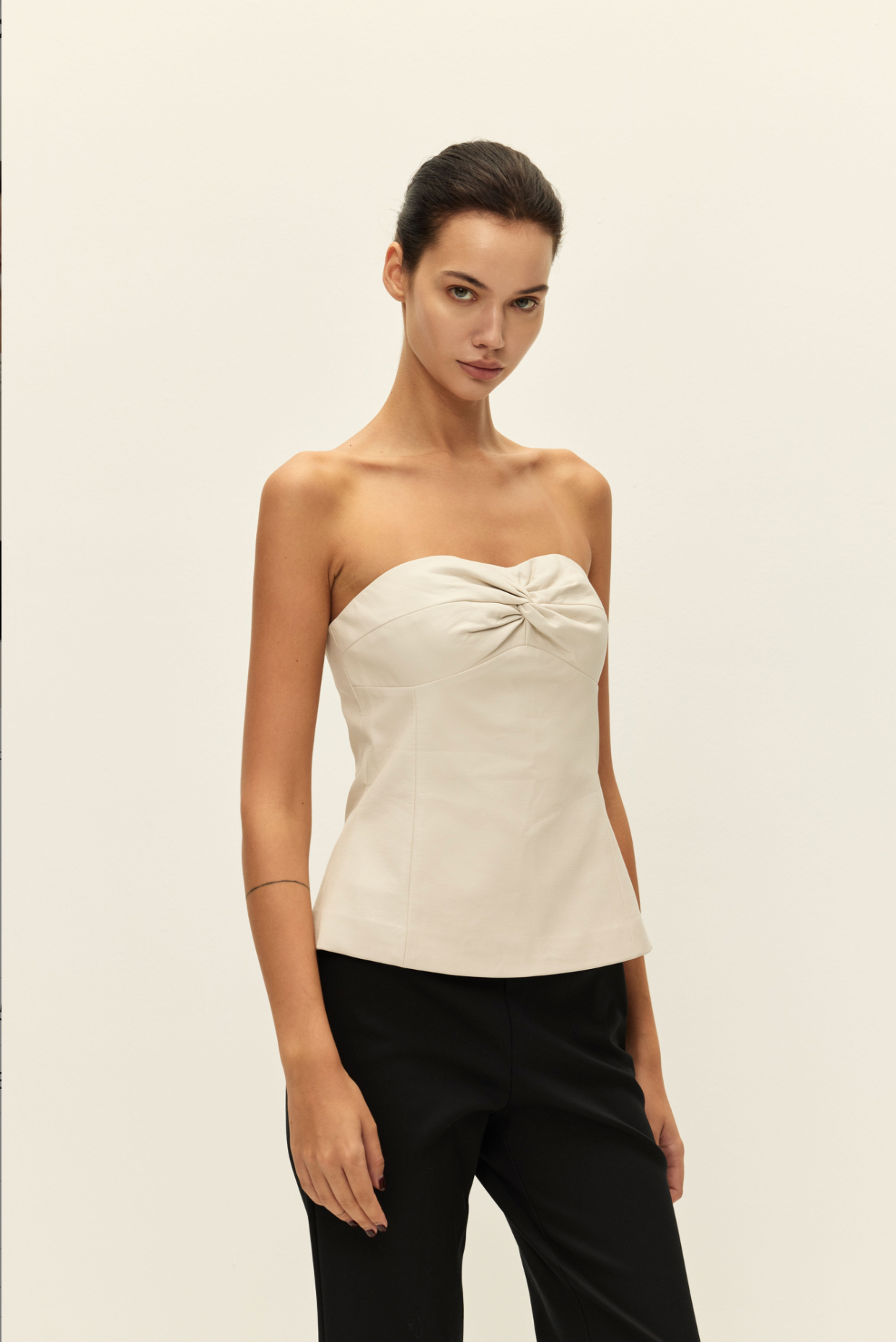 Tara Vegan Leather Top