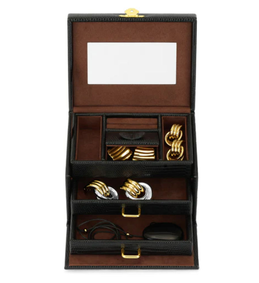 Vintage Jewelry Travel Case