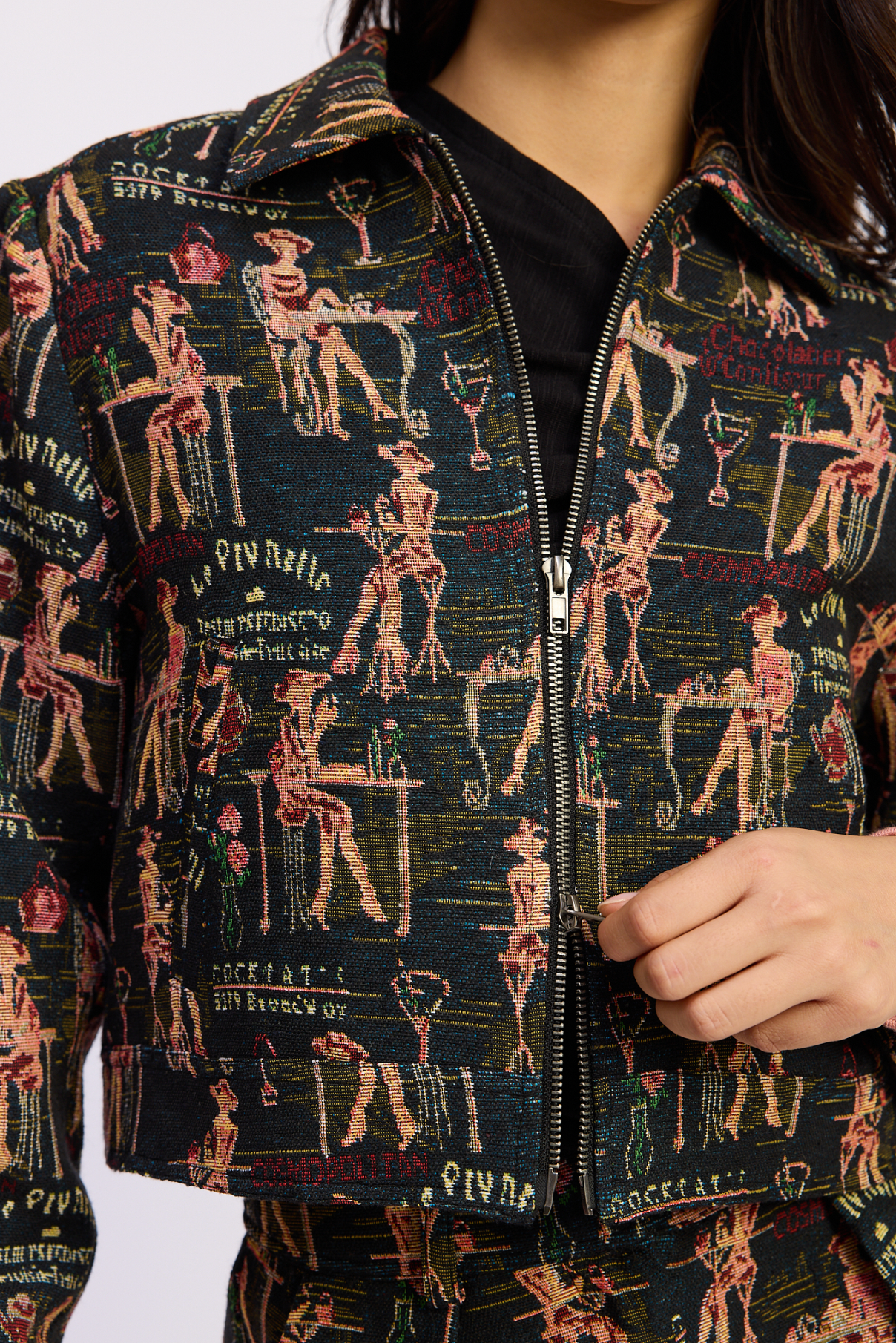 Cocktail hour fitted jacket