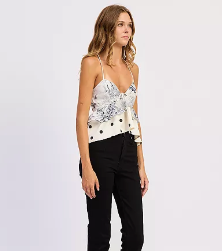 CYRUS PEPLUM TOP
