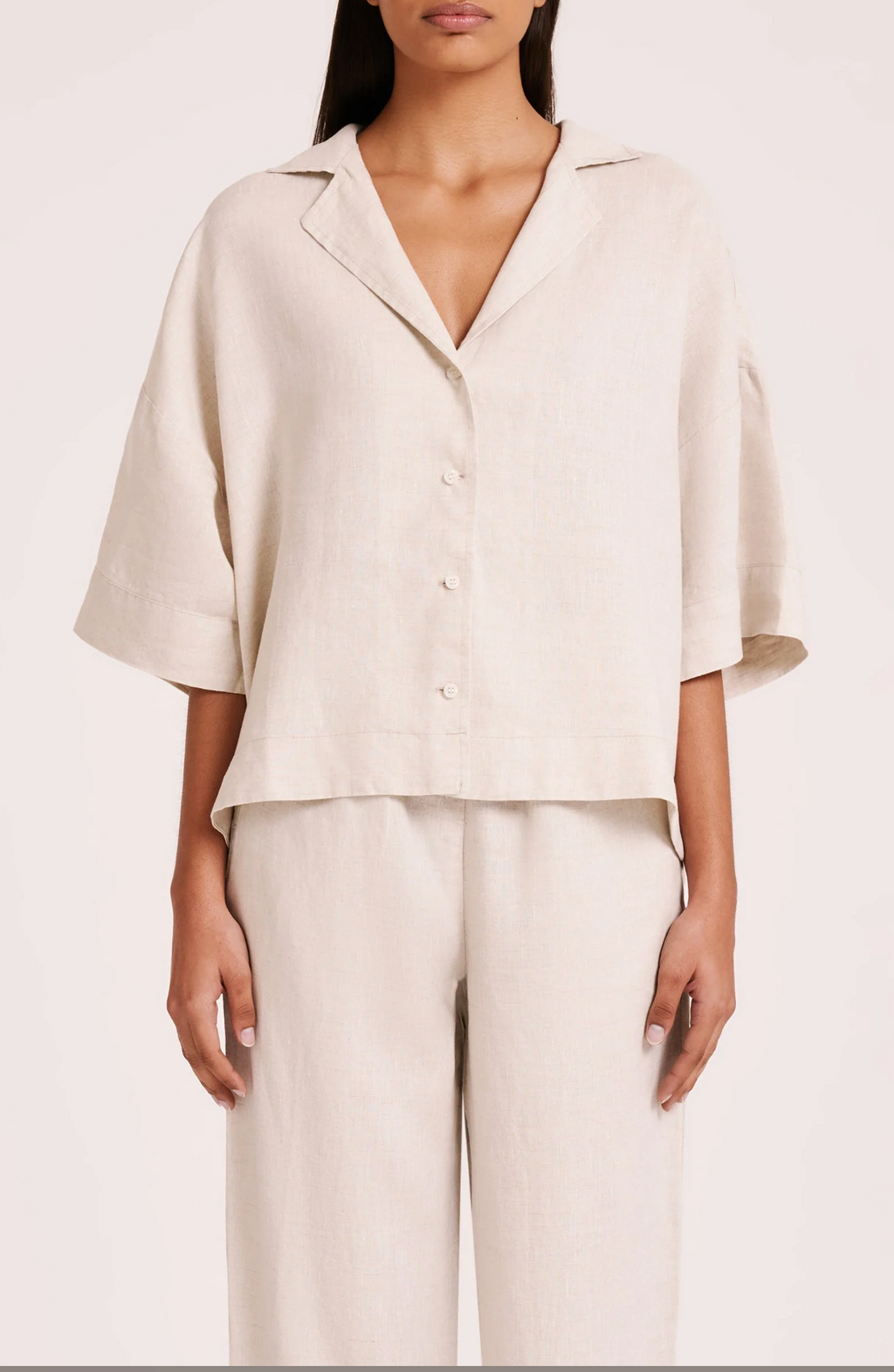 LOUNGE LINEN SHIRT