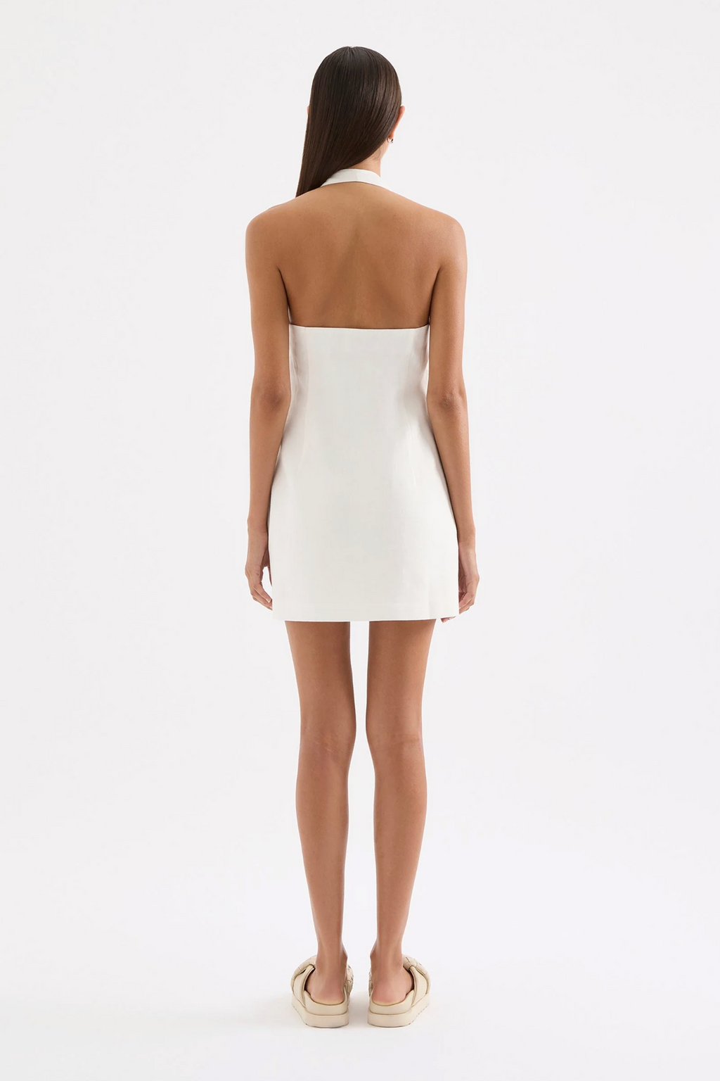 ZAYDA LINEN MINI DRESS