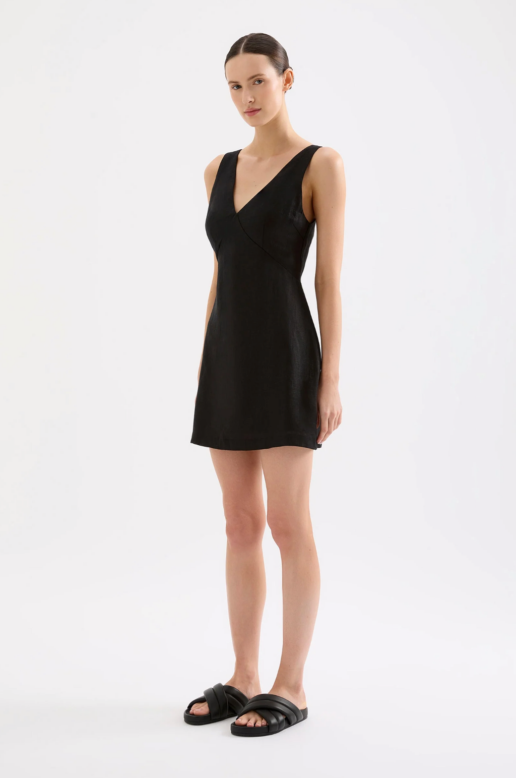 BLAIR LINEN MINI DRESS