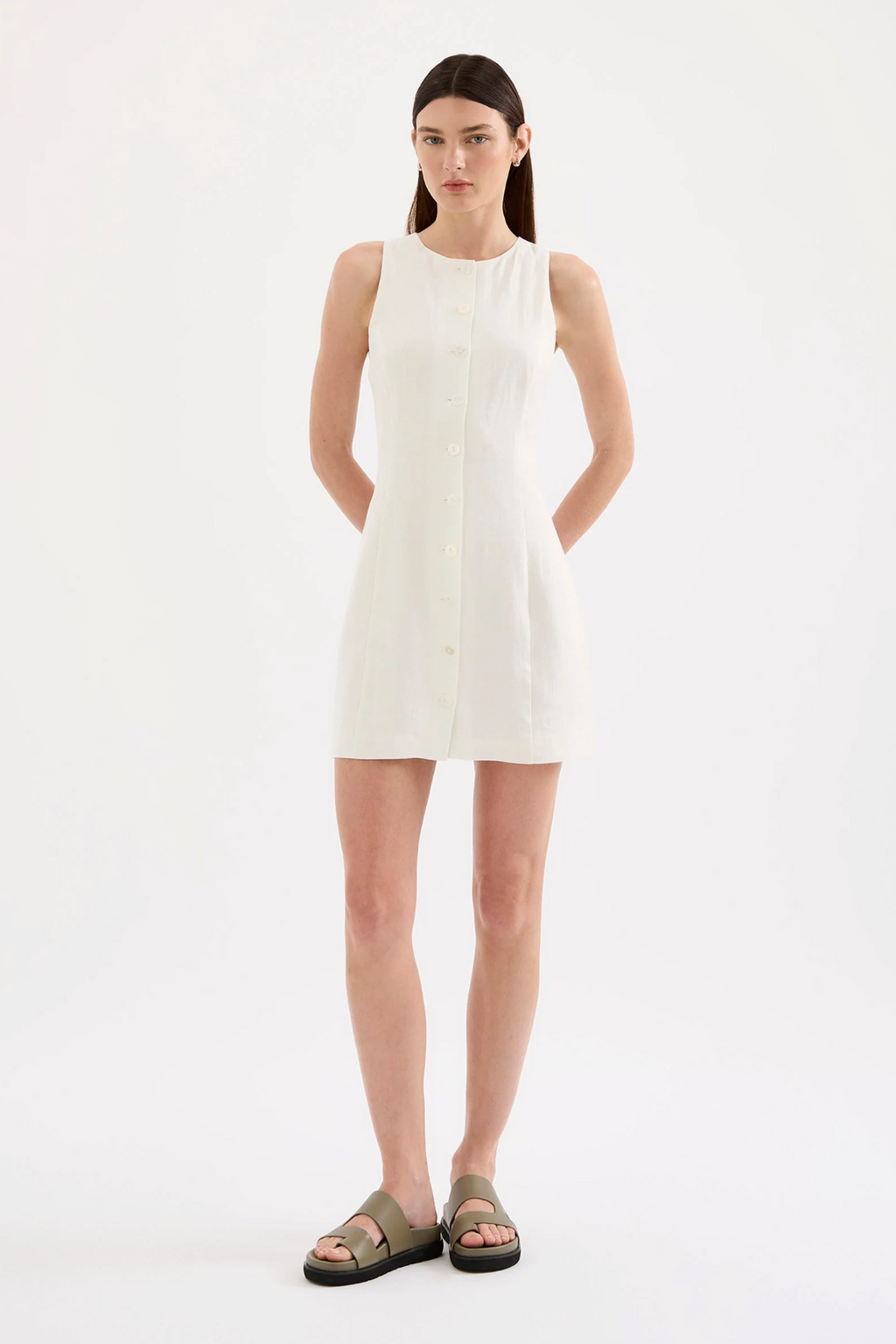 MAZI LINEN MINI DRESS