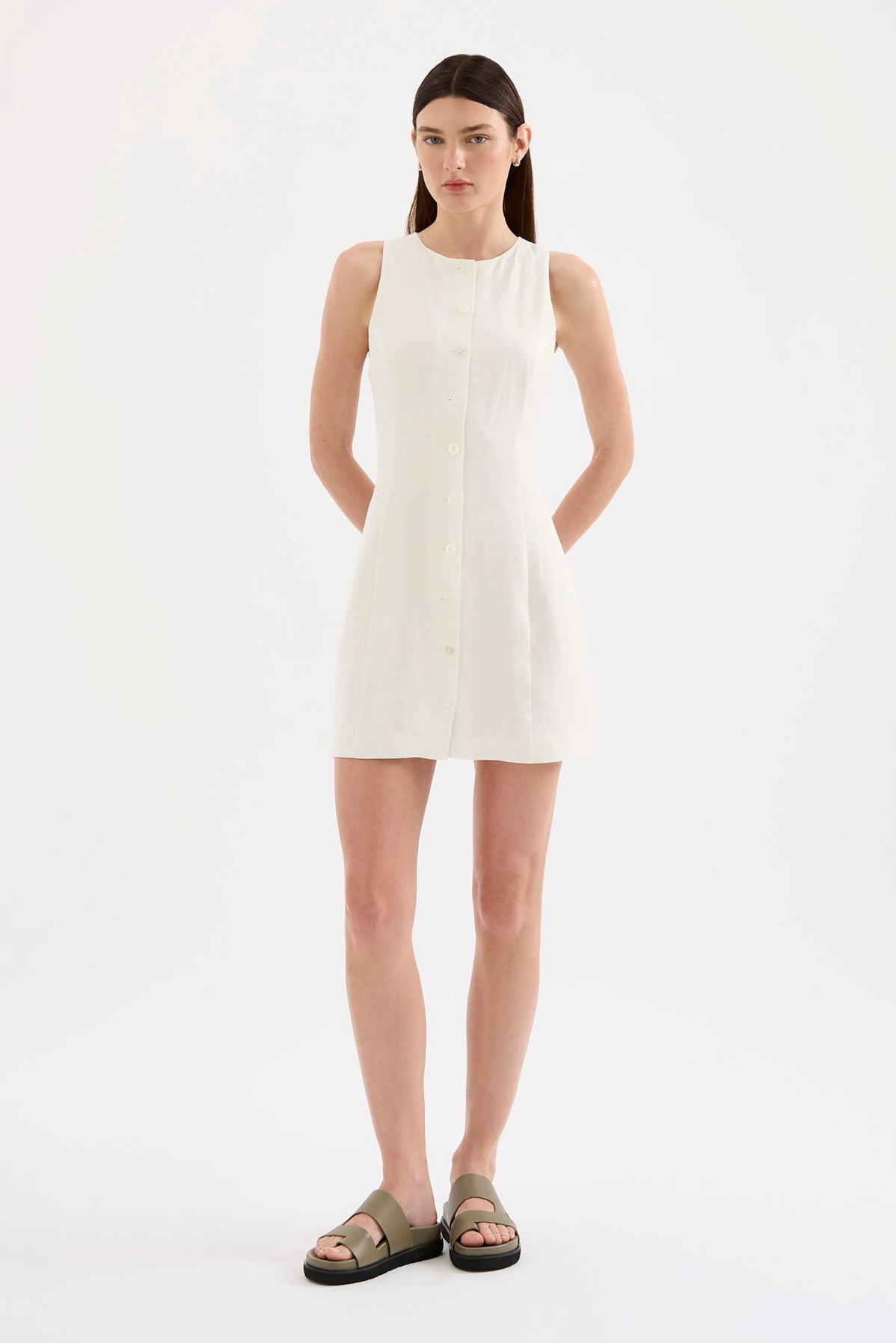 MAZI LINEN MINI DRESS