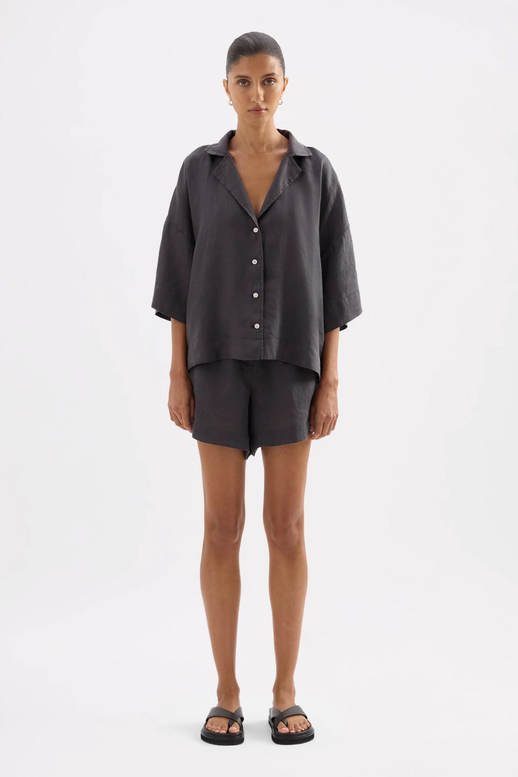 LOUNGE LINEN SHIRT