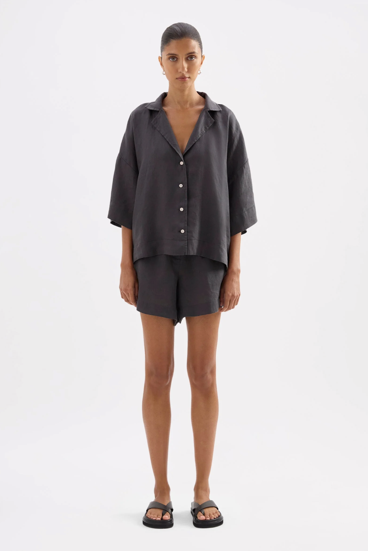 LOUNGE LINEN SHIRT
