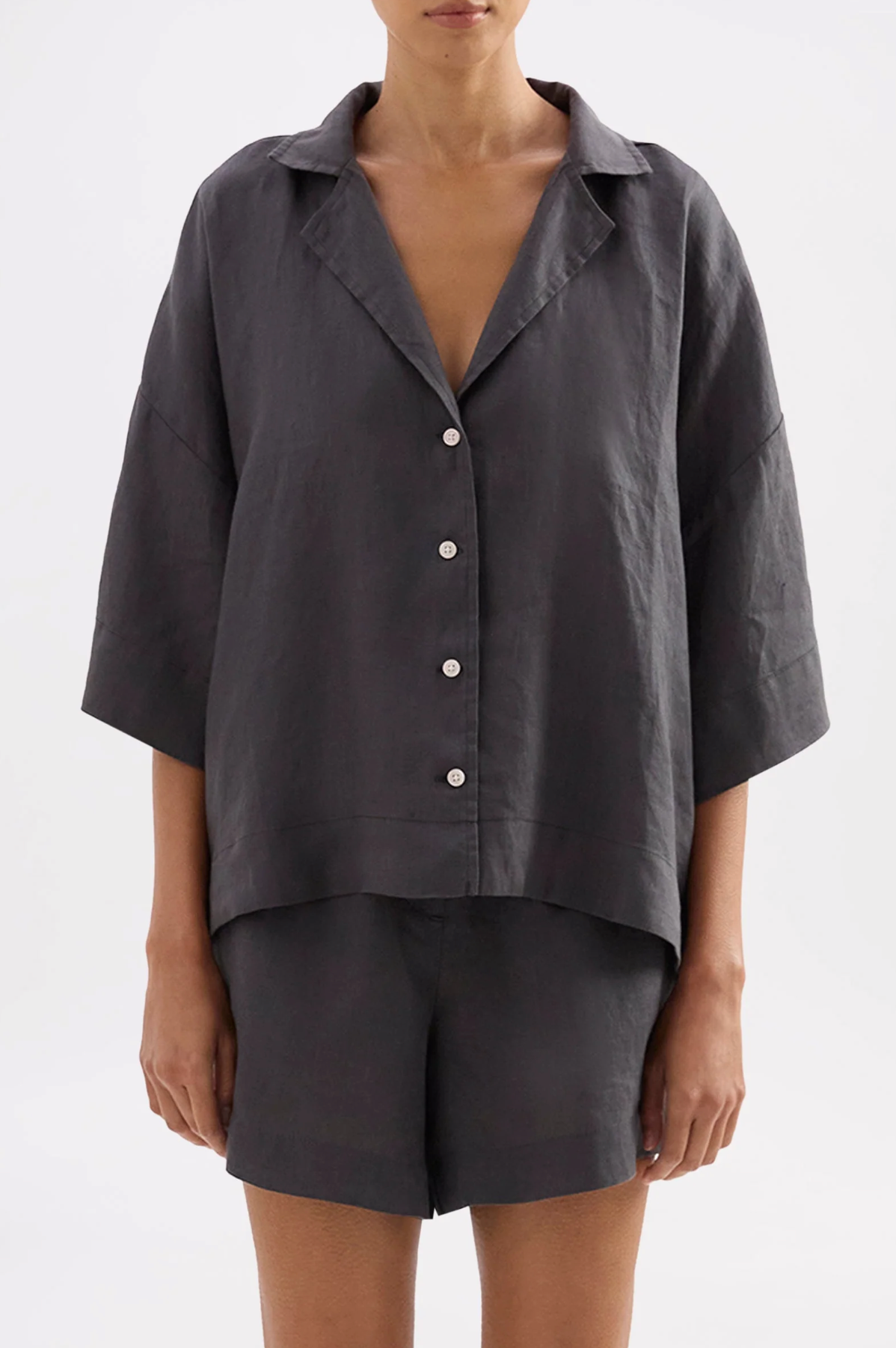 LOUNGE LINEN SHIRT