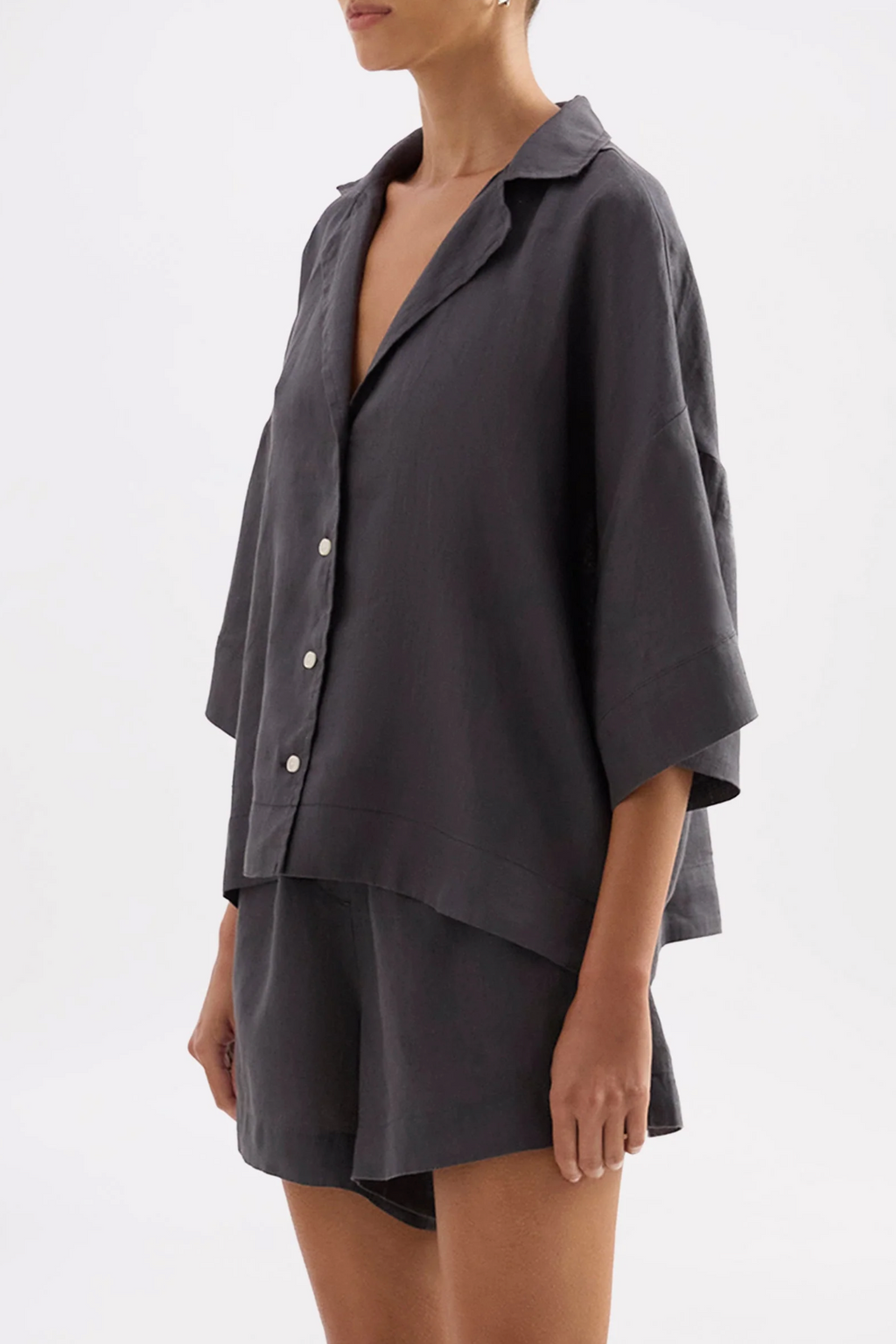 LOUNGE LINEN SHIRT