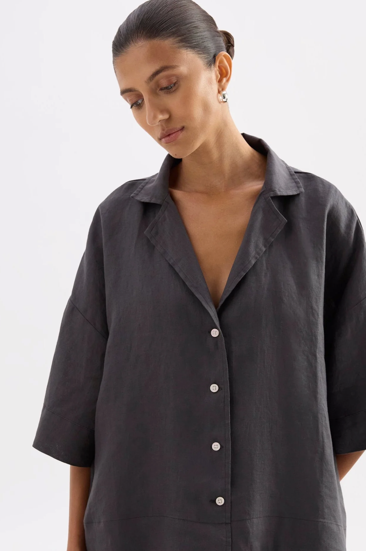 LOUNGE LINEN SHIRT