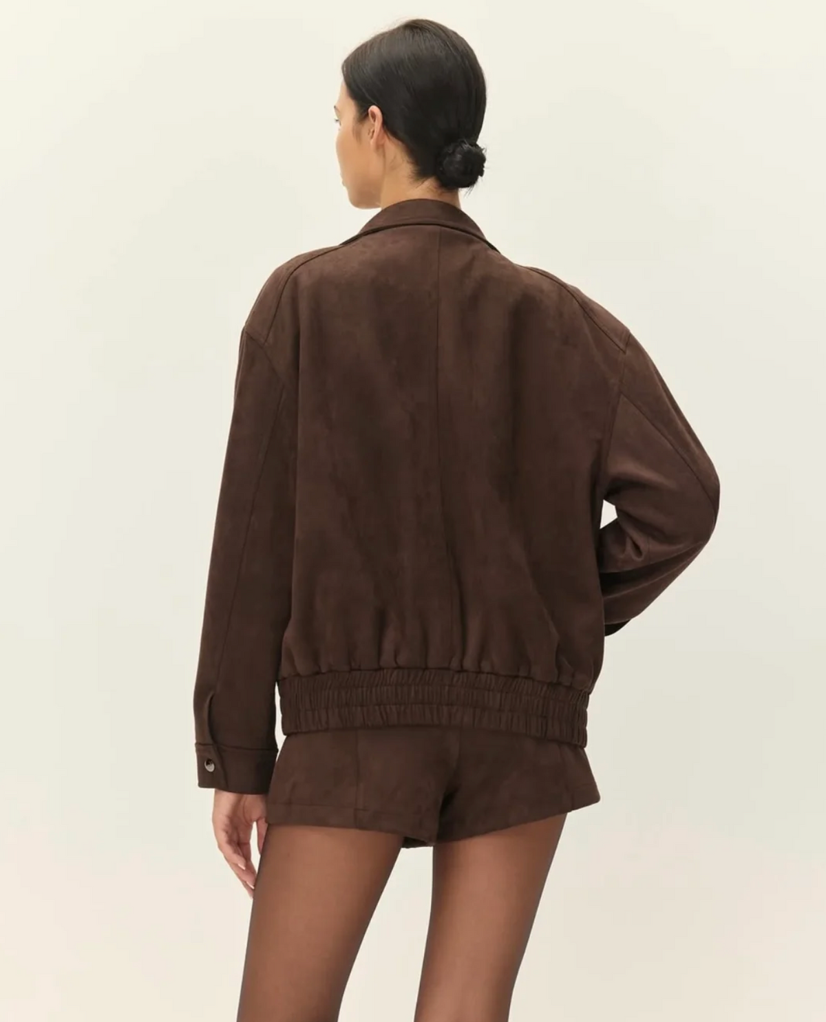 MARCEAU FAUX SUEDE JACKET