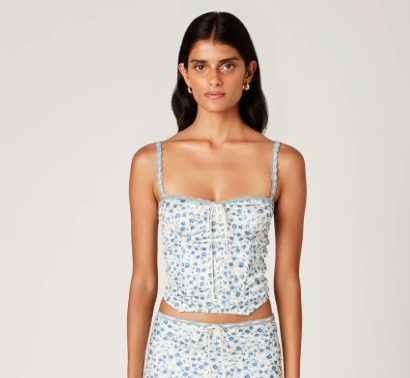 NIA - Pauline Corset - Blue
