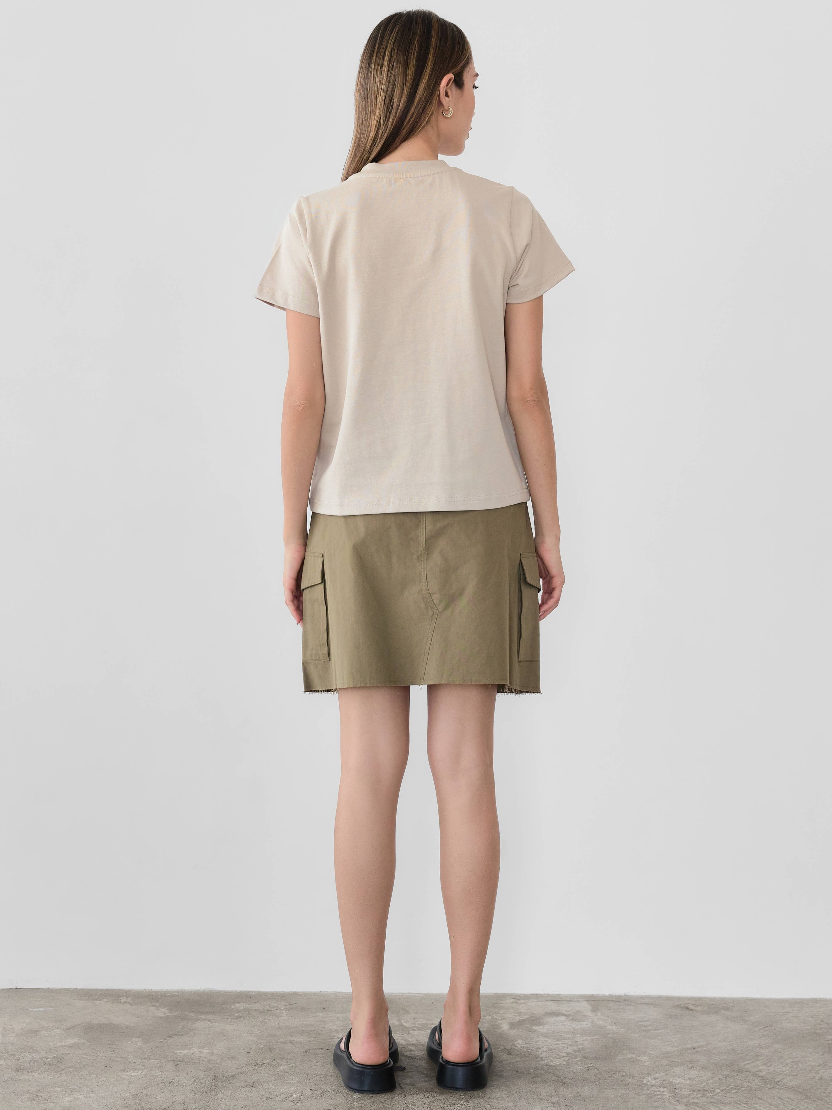 The Lanie Long Top | Casual Comfort Staple Tee