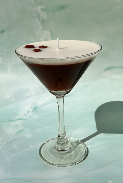 Espresso Martini Candle Realistic
