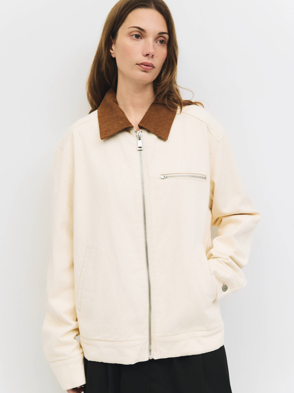 The Kline Jacket | Zip-Up Corduroy Utility Jacket